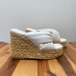 Marc Fisher platform wedge sandals